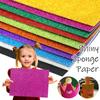 10pcs A4 Glitter Foam Paper Sheets Sparkling EVA Sponge Paper Multicolor for Handmade DIY Card Crafts School Project Decorative
