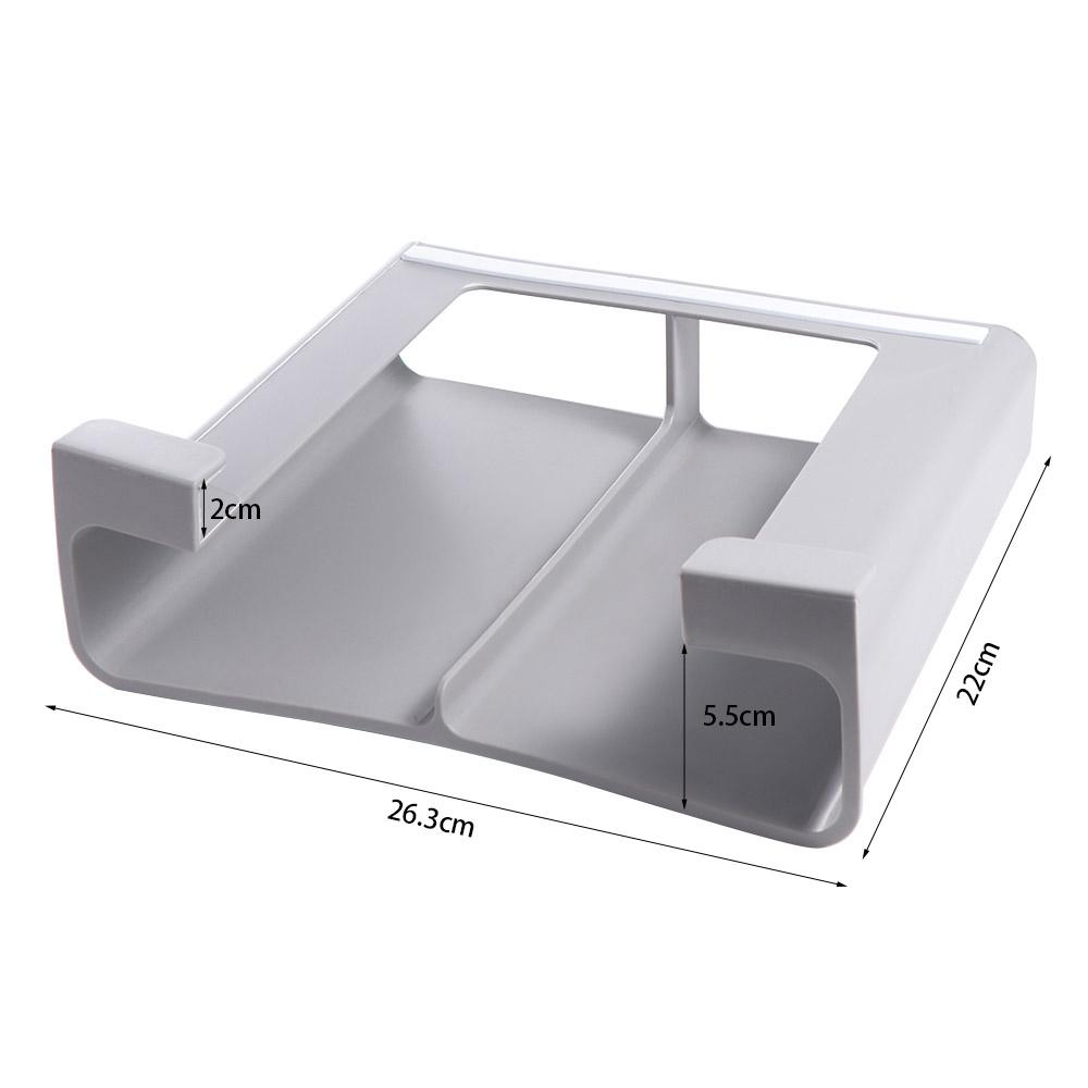 No-Punch Tinfoil Organizer Plastic Hanging Cabinet Storage Shelf Cling Film Organizer  Kitchen