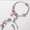 Pandora Moments Rose In Bloom Classic Snake chaIn Bracelet 593211c00