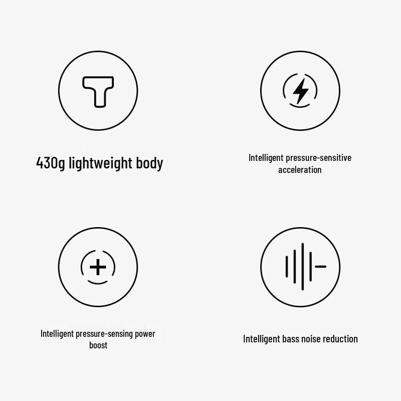 PEAK Mini Fascia Massage Gun CN plug (adapter included)