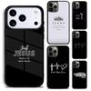 Glaube Christlich Religiös Jesus Aufdruck Handyhülle für iPhone 17 16 15 Pro Max Air 14 13 12 11 Plus Stoßfeste Hülle