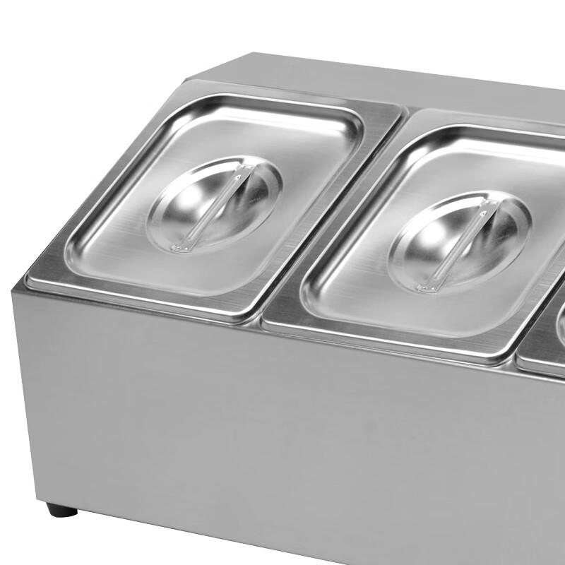 Stainless Steel 4-Compartment Countertop Storage Rack