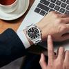 Fashion Business Quartz Watch for Men Multifunctional Sub-Dials Stainless Steel Strap Luxury Mens Watches