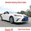 Lexus ES 2018 Front Lip Spoiler Kit with Corner Guards and Scratch Protector