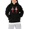 Sweatshirts For Teen Girls Hoodies Long Sleeve Drawstring Pullover Cute Printed Oversized Hoodie Christmas