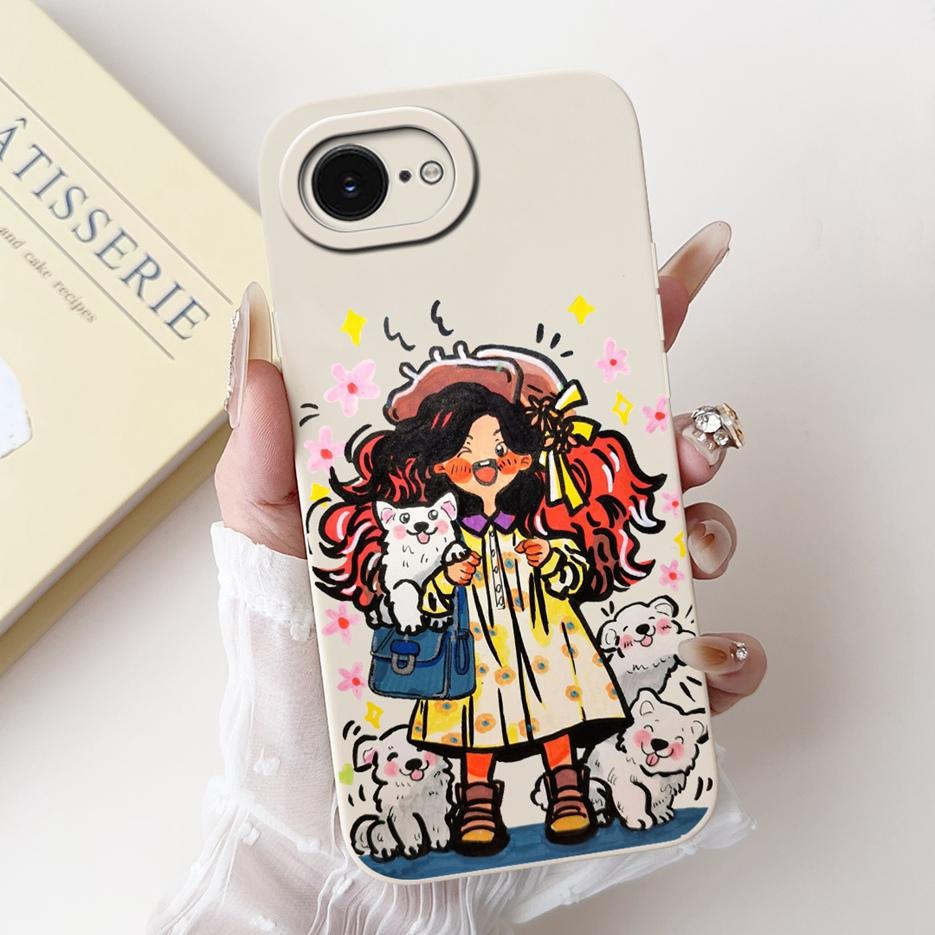 Für Apple iPhone 16E Hülle Einzigartige Cartoon Hülle Weiche Silikon Handyhülle Für iPhone SE 4 iPhoneSE 2025 iPhone16e Rückseite Hülle