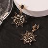 Dripping Oil Collarbone Chain Tassel Vintage Earring Cute Pumpkin Ghost Necklace  Halloween