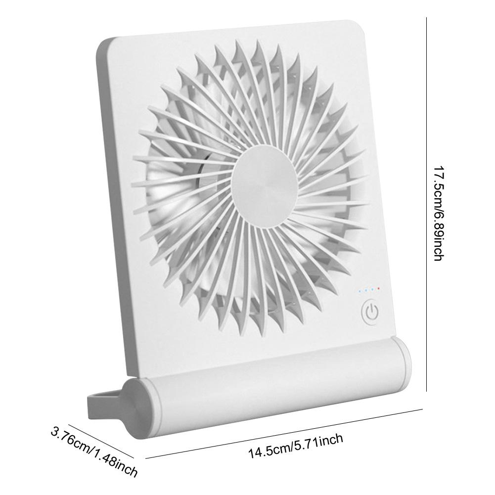 USB Portable Personal Fan Ultra Quiet 3 Speeds Desktop Fan Strong Wind Table Fan for Home Office Desktop