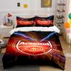 Arsenal Logo Bedding Set Bedding Duvet Cover Set Duvet Cover Pillowcases Home Decor (1 * Duvet Cover 2 * Pillowcases, Without Duvet Insert)