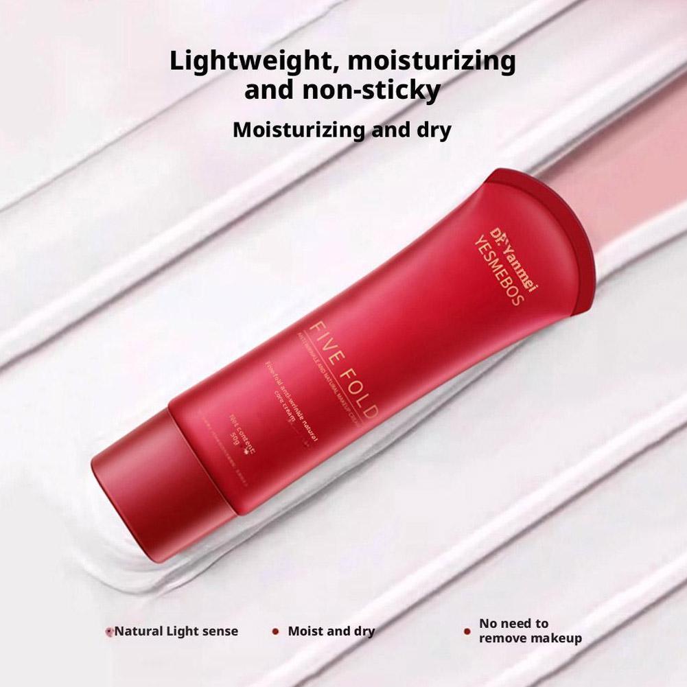 Five Fold Natural Makeup Cream Natural Ingredients Lasting Cream Moisturizing Makeup Brightenin E3B9