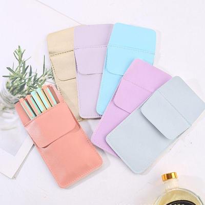 1PC PU Leather Large Capacity Medical Pencil Case Double Layer Durable Portable Multi-functional Doctor Nurse Pen Bags