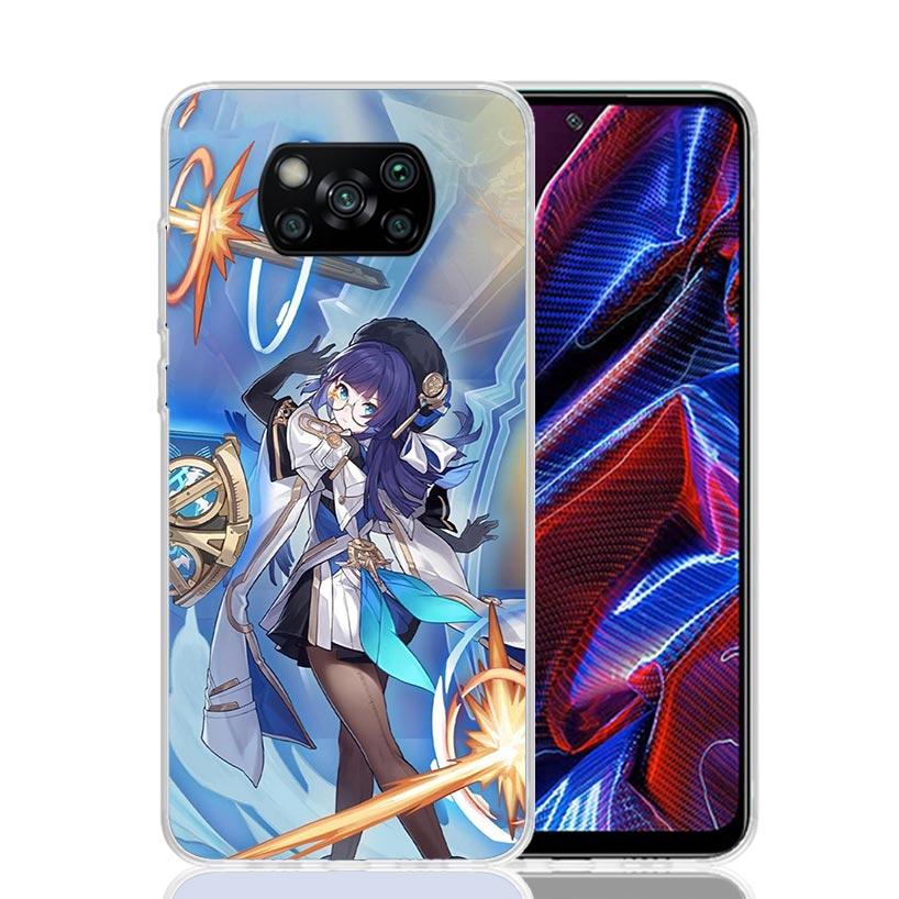 

Чехол для телефона Honkai Star Rail Pelageya для Xiaomi Poco X7 X6 X5 Pro F7 Ultra Redmi 15C 15 13 13C 12 12C 10 10A 10C 9 9A 9C 9T Cove Xiaomi Poco X6 Pro