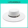 Fashion Wool Felt Sun Hat For Women With Wide Brim Summer Sun Protection