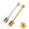 Mescolatore per miele in acciaio inossidabile 304 con manico a sfera rotonda