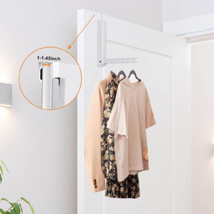 Laundry Room Hanging Rack Over The Door Hook Laundry Room Hanging Rack Folding Clothes Hanger Easy To Install