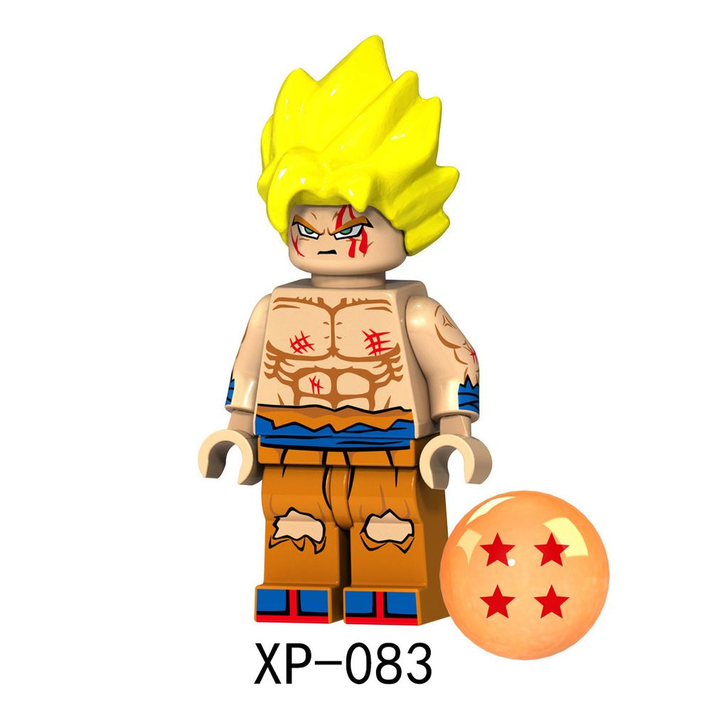 Kerui Kt1007 1009 1011 Dragon Ball Wukong Building Block Figurine Children'S Assembly Toy Bag