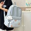 New Backpack School Bag for Schoolgirls Is Simple and Versatile Lightweight and Large-capacity High-end Niche Backpack for Men