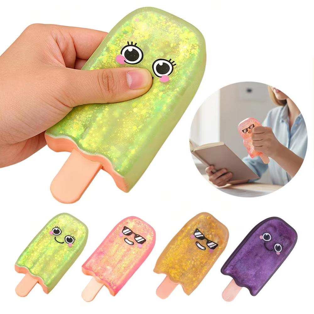 Maltose Popsicle Toys Slow Rising Stress Relief Toys Soft Cute Fidget Toys For Kids Adults Anti-Anxiety Fun Gift