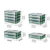 Stackable Dumpling Storage Box With Date Timer for Freezer Use Clear Food Container Set for Kitchen Organization