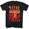 NSYNC T-Shirt Mens Gradient Band Pop Music Timberlake Licensed New Black Cotton  Unisex T-Shirt