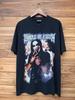 Vintage Cradle of Filth Schwarzes Kurzarm Unisex T-Shirt Nachdruck S5XL KH8861 Unisex T-Shirt