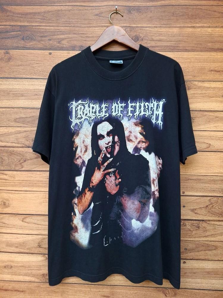 Vintage Cradle of Filth Black Short Sleeve Unisex Tshirt Reprint S5XL KH8861 Unisex T-Shirt S