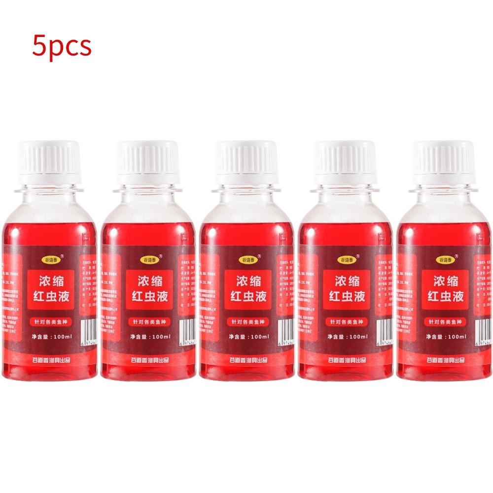 Liquid Fish Bait Concentrated Fish Bait Additive Red Worm Liquid Blood Worm Scent Fish Attractant Liquid Fish Bait Additive