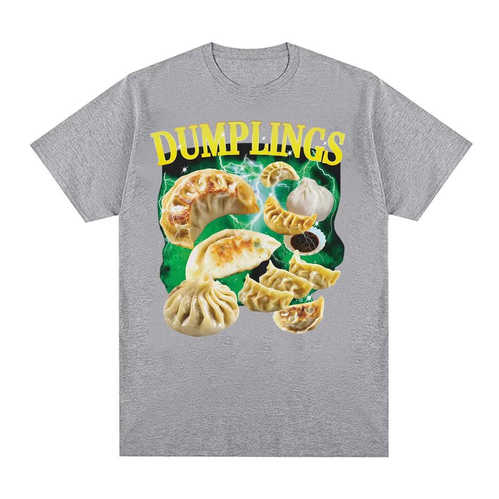 

Funny Food Dumpling Crab Rangoon Meme T Shirt Men Women Fashion 90s Vintage Homage Tshirts Casual Crewneck Short Sleeve Tshirt 4XL