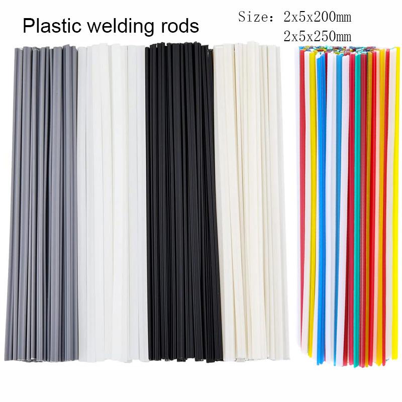 25/50PCS Plastic Welding Rods ABS/PP/PVC/PE Welding Sticks 5x2mm for Plastic Welder Guns Bumper Repair Welding Supplies