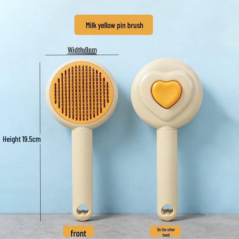 Pente para animais de estimação para cães e gatos - Superfície de dente densa para remoção de bichons, ursinhos de pelúcia e pulgas