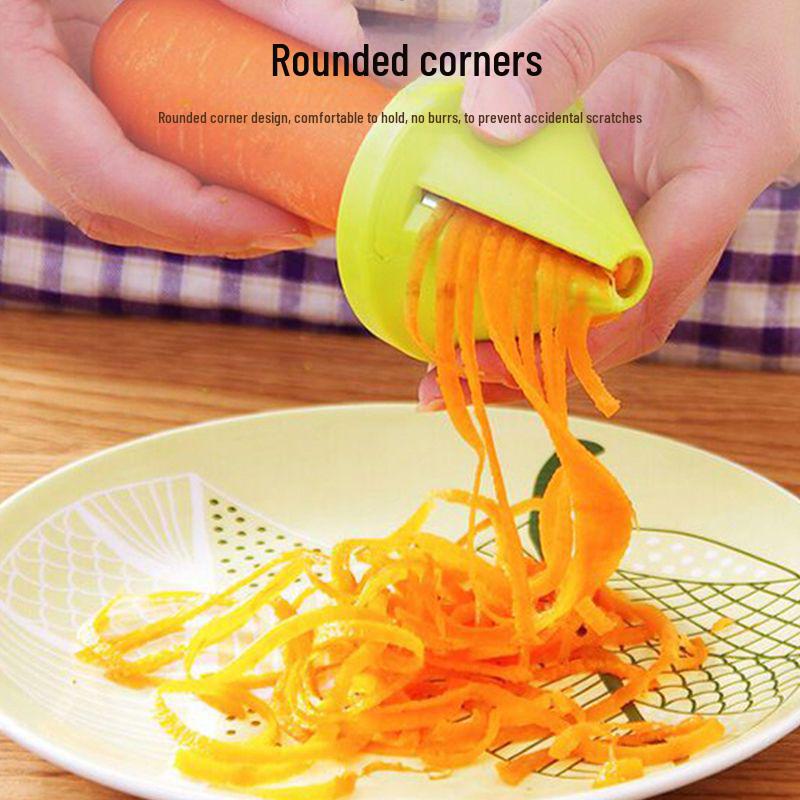 Multi-functional Kitchen Rotary Shredder Vegetable Grater Spiral Peeler