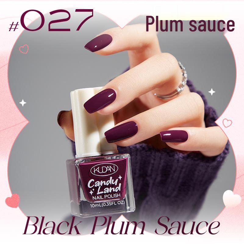 Candy Land Quick-Dry Water-Based Peelable Nail Polish - Long-Lasting Glitter Nude Care