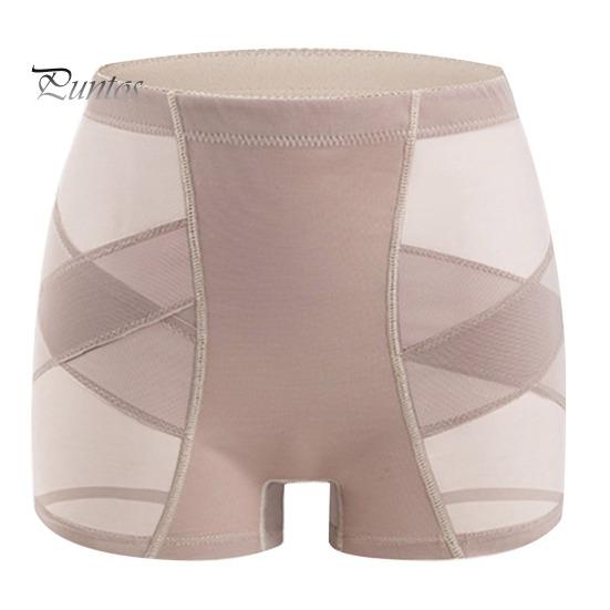 

Женское нижнее белье для контроля живота с губчатой ​​подушечкой, подтягивающее ягодицы, стрейч, формирователь ягодиц, короткие трусики, корректирующее белье M абрикосовый