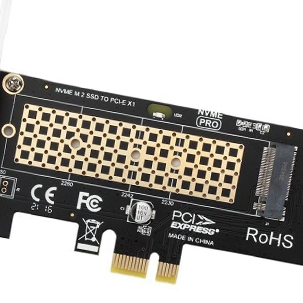 M.2 NVME SSD To PCIe 3.0 X1 Adapter Card 8Gbps Full Speed SSD PCIE X1 Expansion Card Support 2230 2242 2260 2280 For Desktop PC
