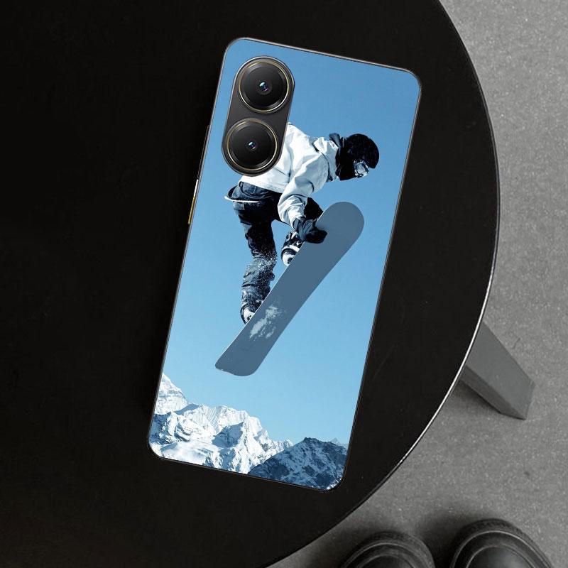 

Adventure Snowboarding Extreme Phone Case Cover for Xiaomi Poco X6 X5 X7 Pro F7 Ultra Redmi 15C 15 13C 13 12C 12 10C 10 10A 9C 9 Redmi 10