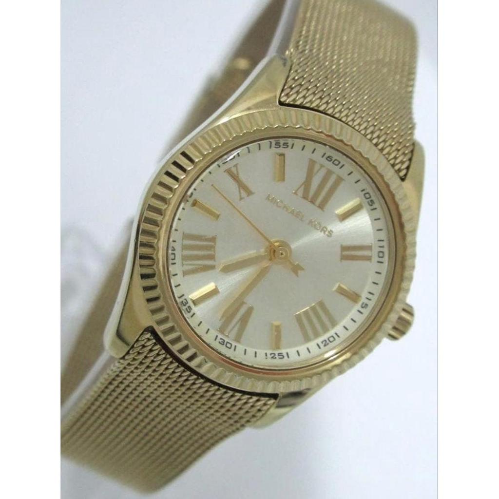 Used Michael Kors MK-3283 Lexin Gold MICHAELKORS