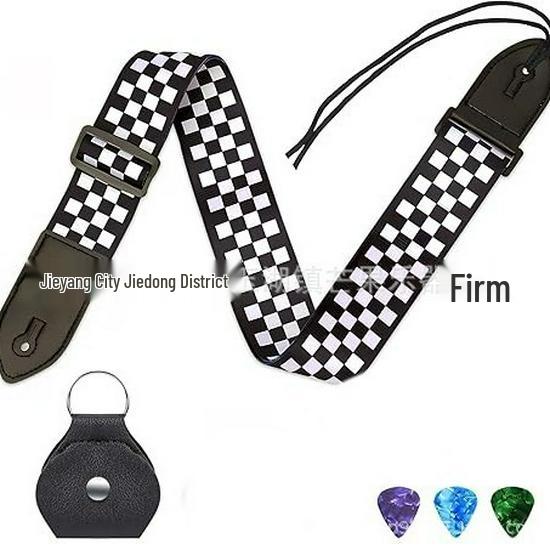 Sangle de guitare modèle classique pour guitares folk, basse et électriques