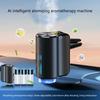 Car Air Freshener Diffuser with 3 Adjustment Light Effect Intelligent Air Freshener Rechargeable Aromatizante Para Carro