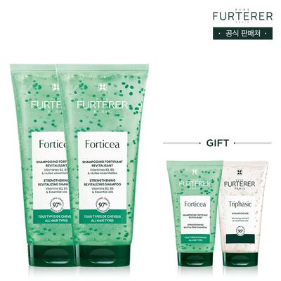 Forticia Scalp & Hair Strengthening Shampoo 200ml Duo (+Random)