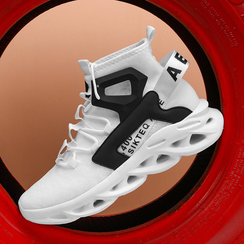 Mode lässige Herrenschuhe atmungsaktive Mesh-Laufschuhe Jugend Twist-Sohle große Größe leichtgewichtige Sportschuhe für Herren