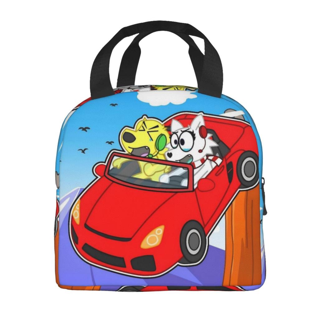 Borsa Pranzo Termoisolante Tylers And Snowi Gaming per Lavoro Contenitori Portatili per Cibo Borse Termiche Frigo Pranzo