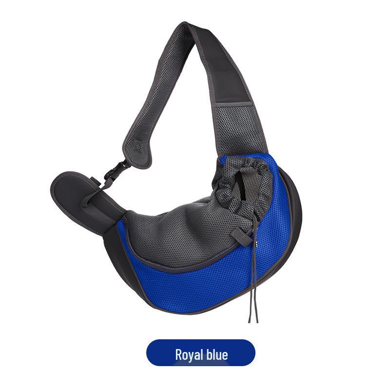 

Mesh Breathable Crossbody Pet Travel Bag for Cats and Dogs Small