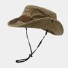 Western wind fisherman hat men's and women's summer outdoor camping mountaineering sun hat shading sun protection Spice girl cowboy hat
