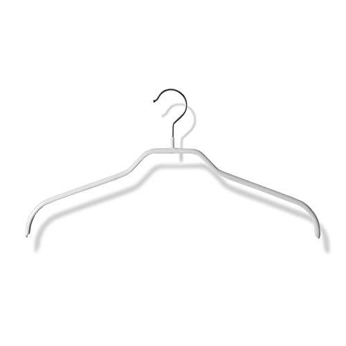MAWA No-Slip Hangers, Women's, White, Set of 10
