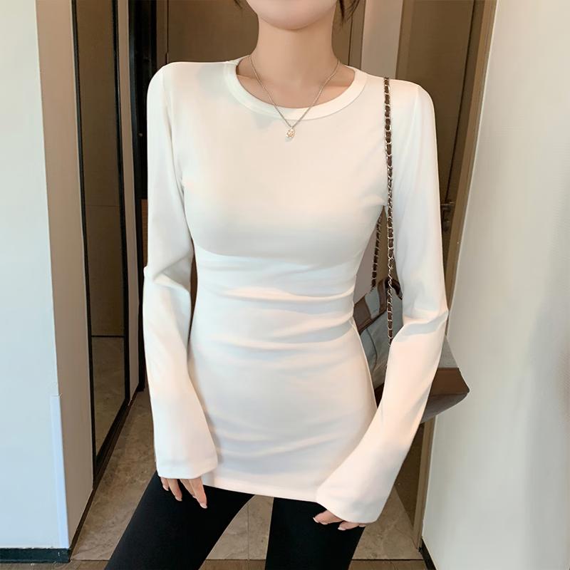 Women's Slim-Fit Fleece-Lined Tunic Base Layer Top
