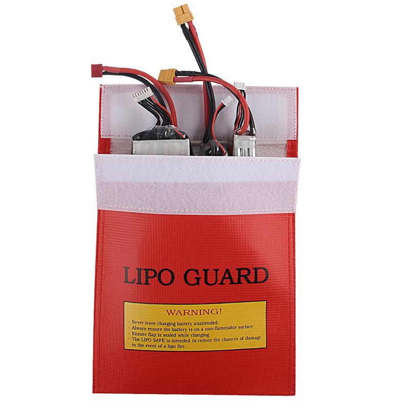 High Quality RC LiPo Battery Safety Bag 2 Sizes Fireproof Waterproof Explosion-proof Safe Guard Charge Sack Safety Bag RC Car