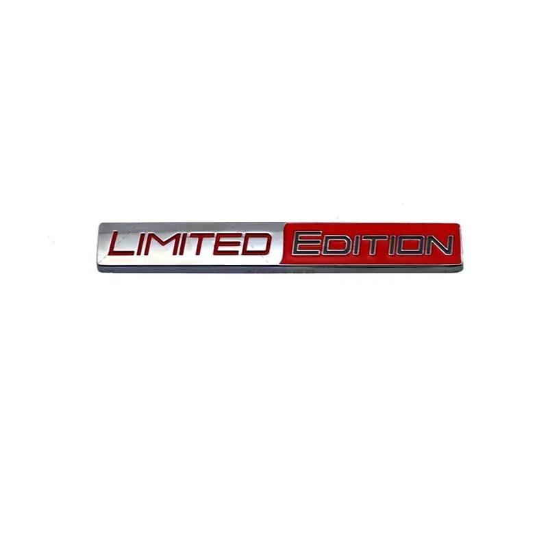 For Audi RS3 3D Raise Metal Limited Edition Logo Car Rear Trunk Front Grille Badge Fender Emblem Badge Sticker for Audi VW Honda Accessories