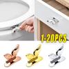 Contemporary Toilet Seat Lifter Handle Germ-Free Operation Bathroom Essentials One-Touch Lid Lifting Mechanism Slim Profile