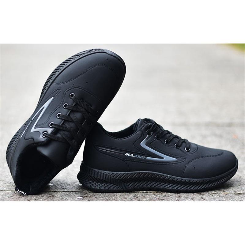 Men's Waterproof Sports Shoes Leather Casual Air Cushion Running Men's Shoes Sneakers
