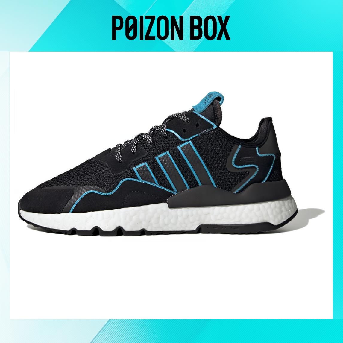 

кроссовки adidas originals Nite Jogger Core Black Bright Cyan FV3591